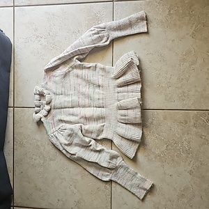 Darling puff sleeve Janie and Jack sweater